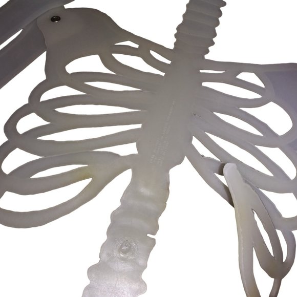 VTG Fun World Glow in the Dark Skeleton Prop Halloween Decor #9847 Lot of 2 - Picture 7 of 15